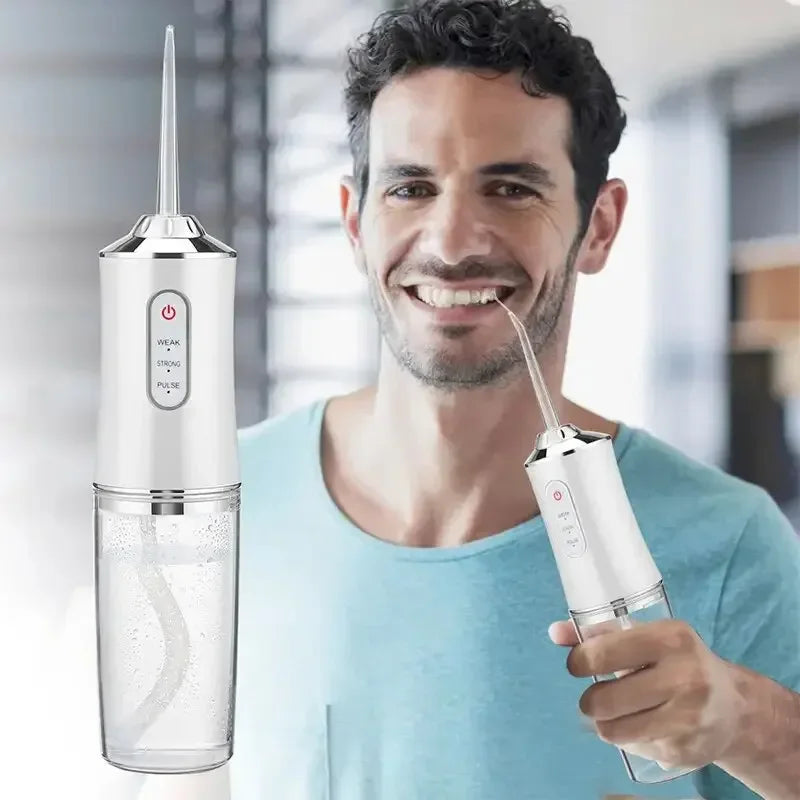 Irrigador Bucal Eléctrico Recargable — 3 Modos