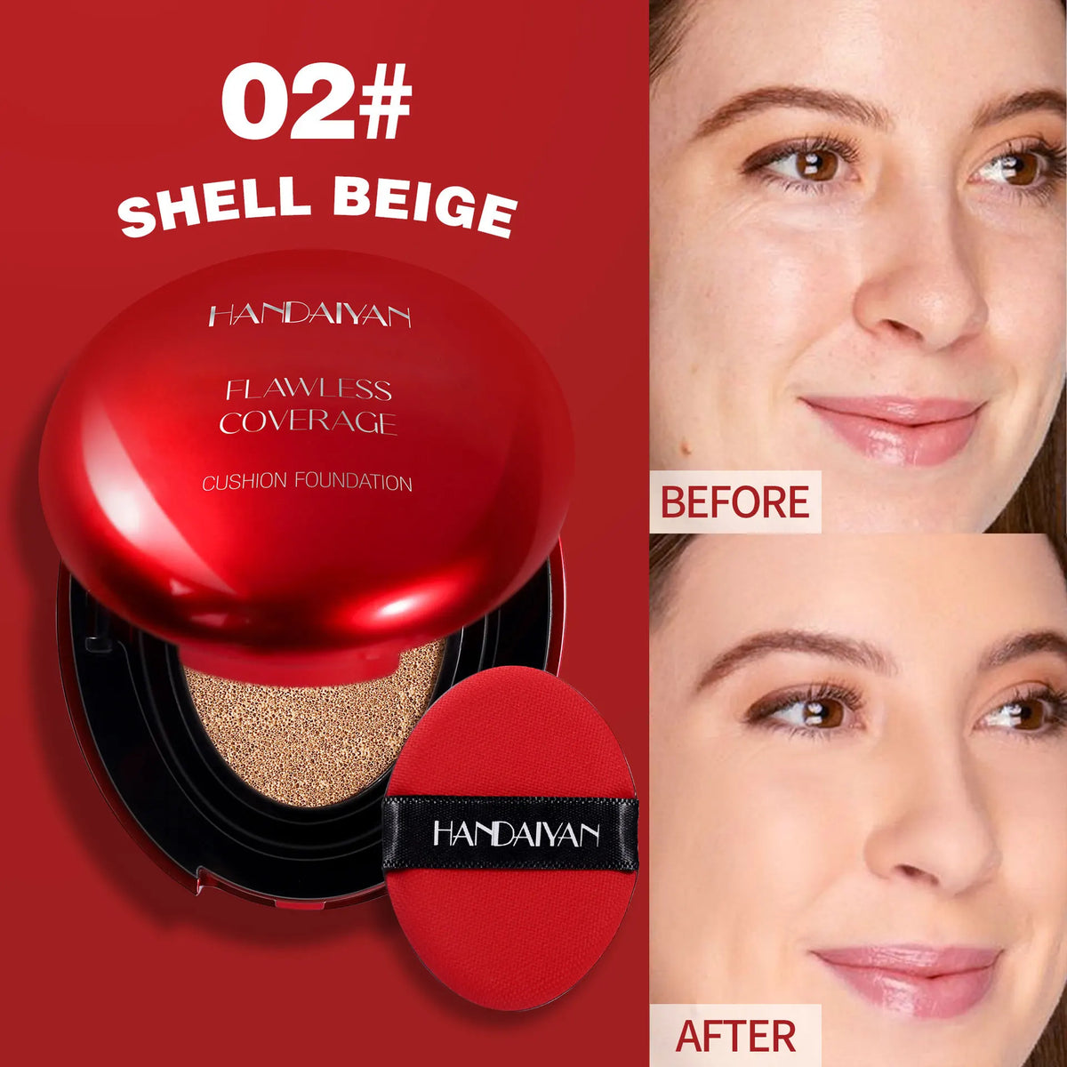Base Cushion Coreana — Hidratante y Ligera