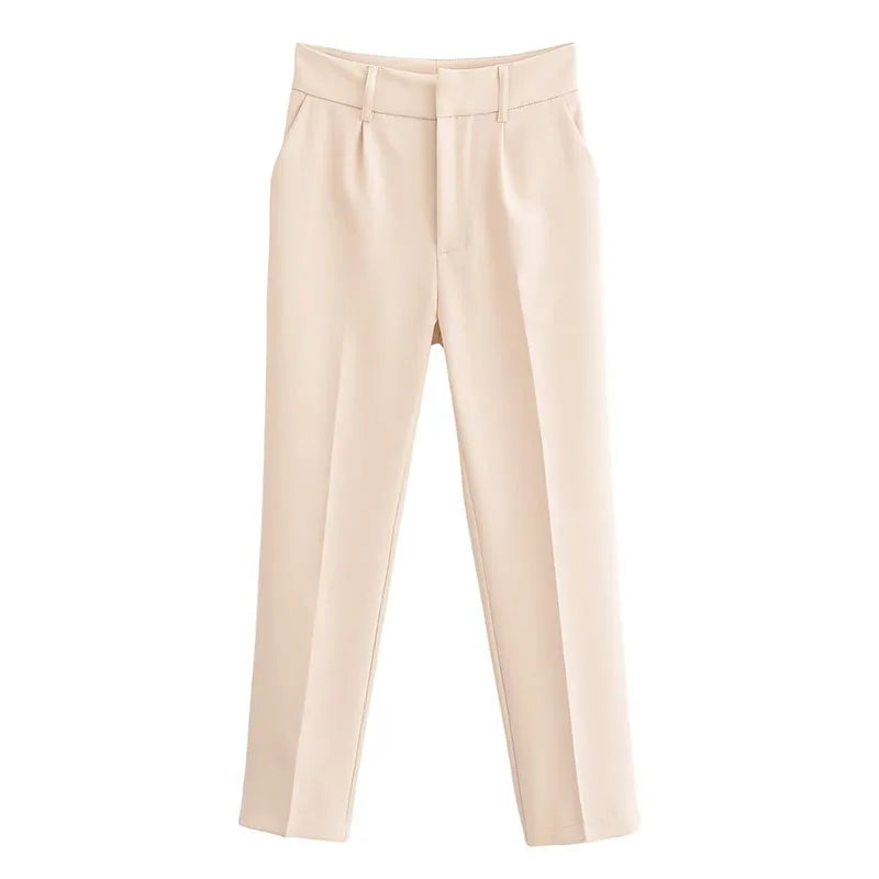 Pantalón Tipo Lápiz de Oficina — Tiro Alto Todo Combina
