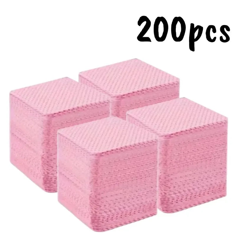 Toallitas Desmaquillantes de Gel para Uñas — Sin Pelusa