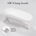 Mini Lámpara UV LED para Uñas — 6W Portátil