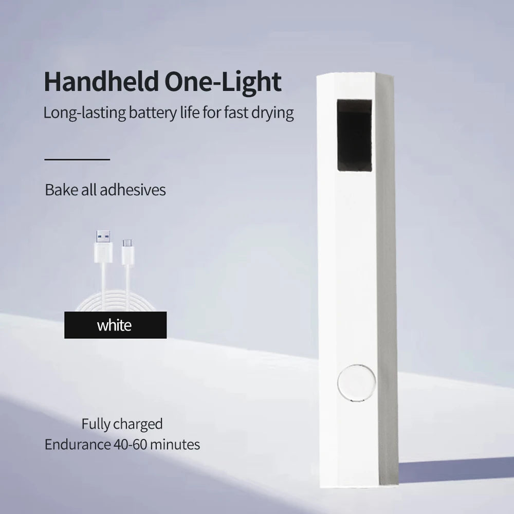 Lámpara UV LED Portátil para Uñas — Secado Rápido