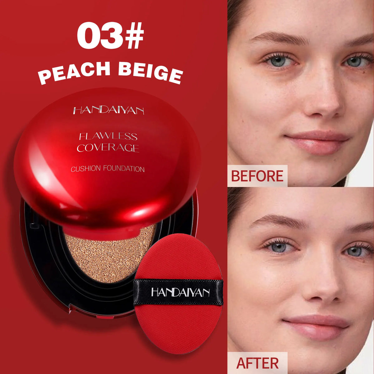 Base Cushion Coreana — Hidratante y Ligera