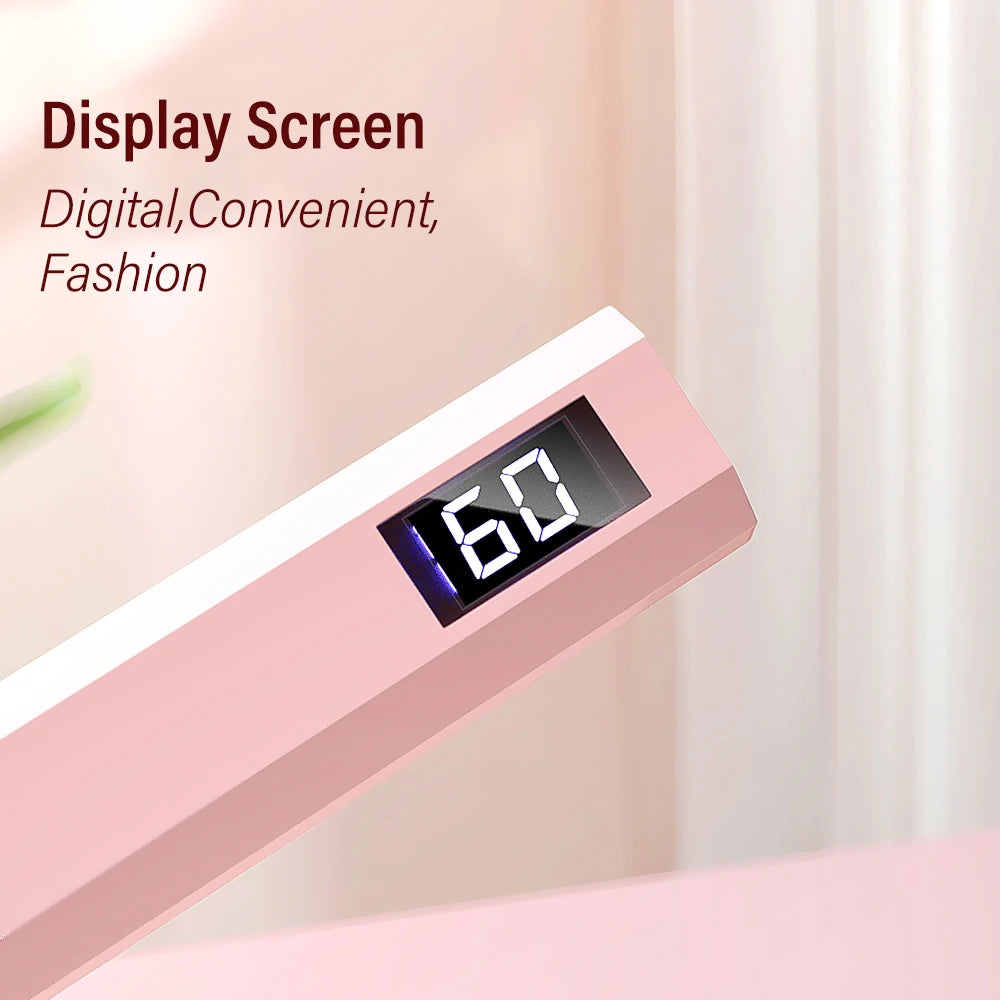Lámpara UV LED Portátil para Uñas — Secado Rápido