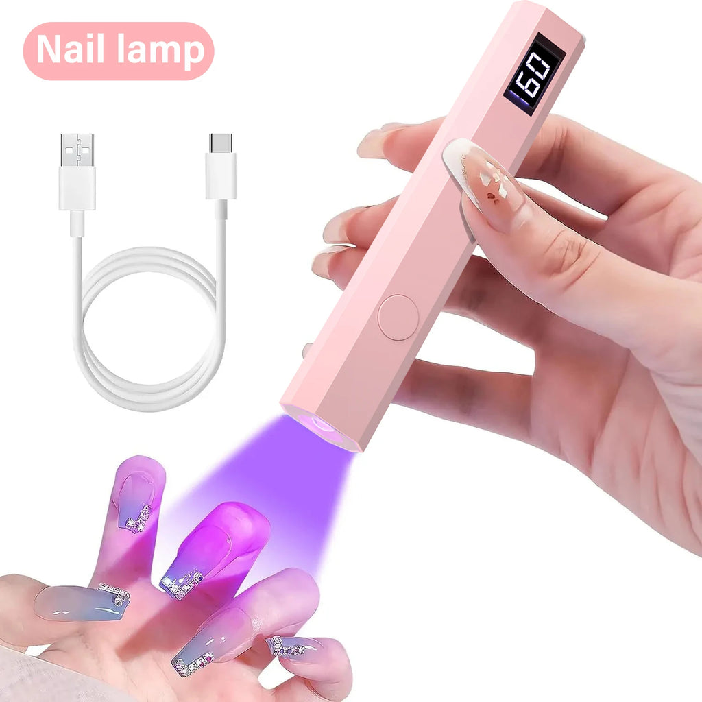 Lámpara UV LED Portátil para Uñas — Secado Rápido