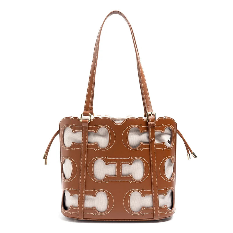 Bolso de Hombro Calado — Gran Capacidad, Línea Premium