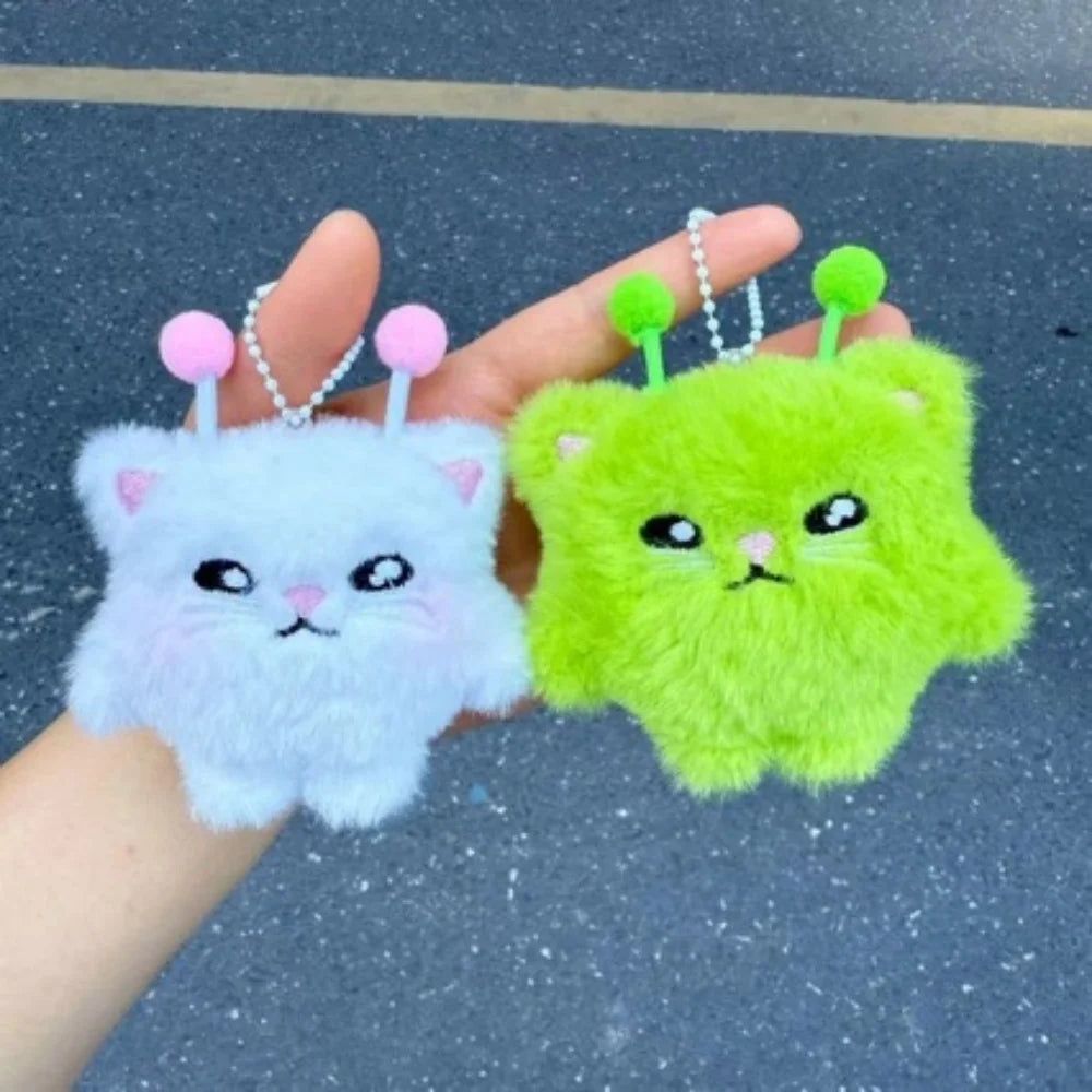 Llavero Peluche Gato Alien