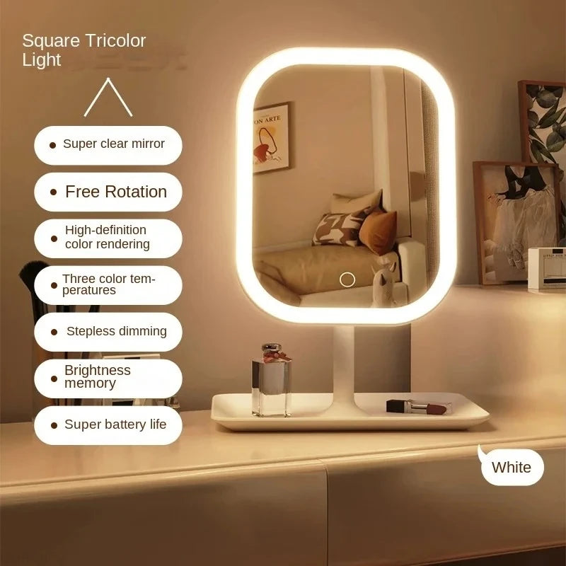 Espejo de Tocador con Luz LED — Control Táctil
