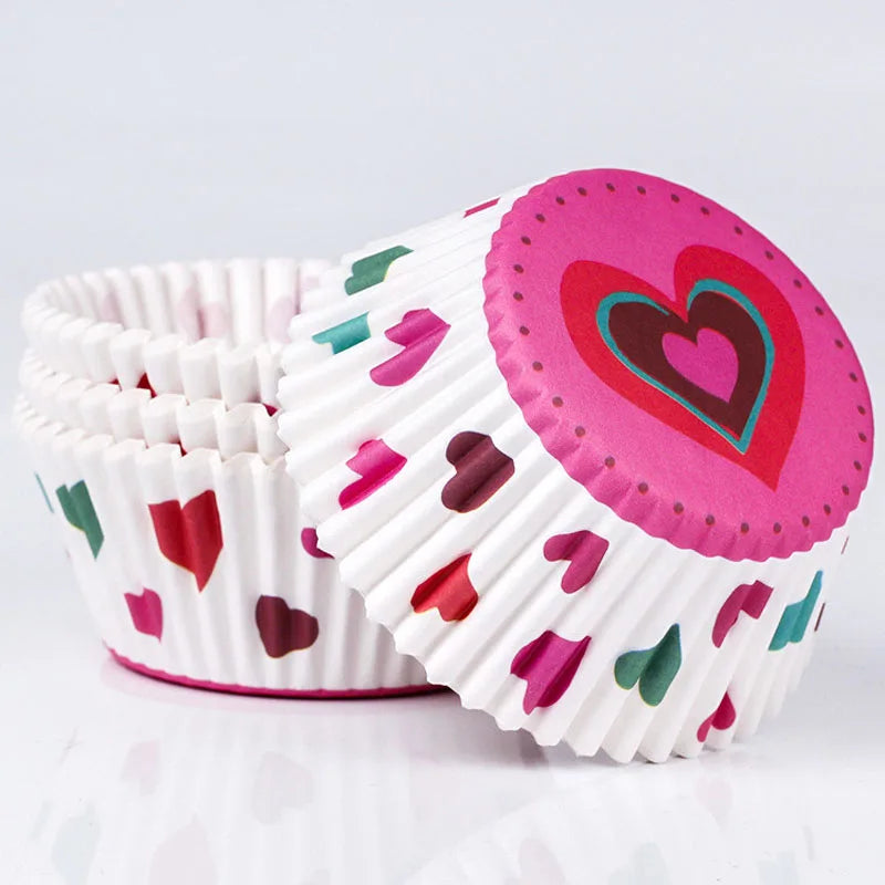 Set de 100 Moldes de Papel para Cupcakes y Muffins