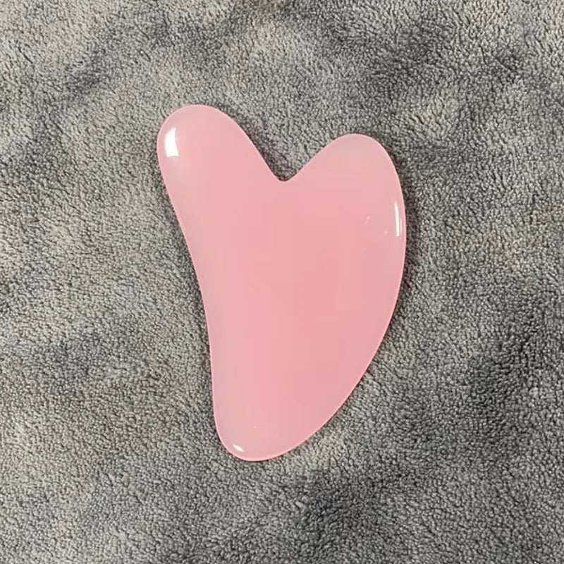 Raspador Facial de Cera de Abeja — Forma de Corazón