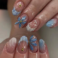 Stickers de Gel 3D para Uñas — Perlas y Flores