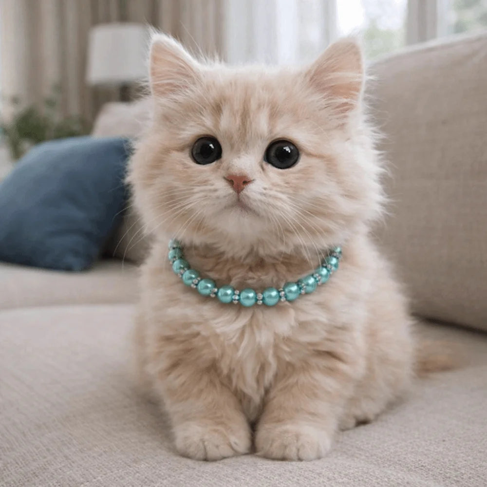 Collar de Perlas para Mascota