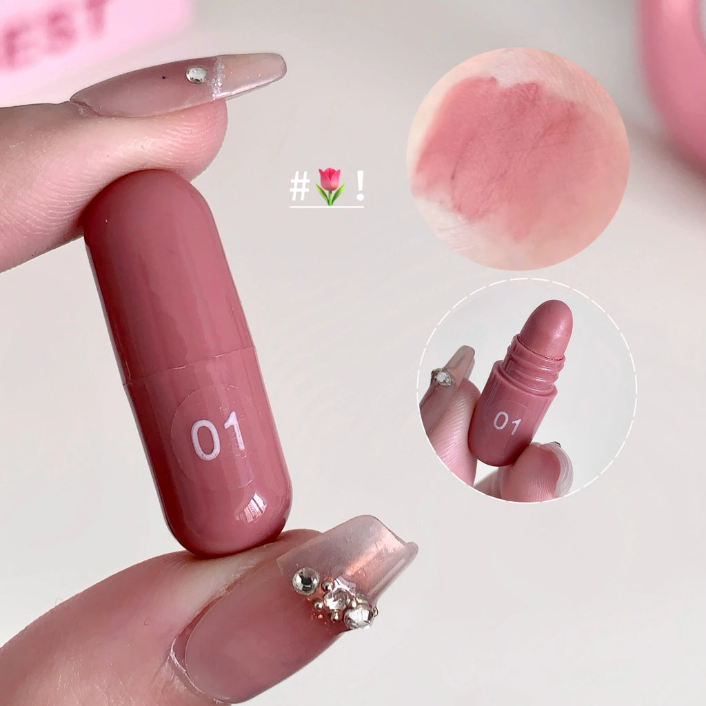 Set de 12 Bálsamos Labiales Mate