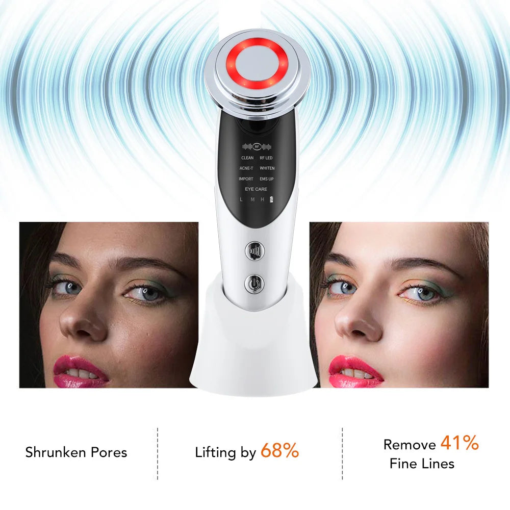 Dispositivo Facial 7 en 1 — Microcorriente y LED