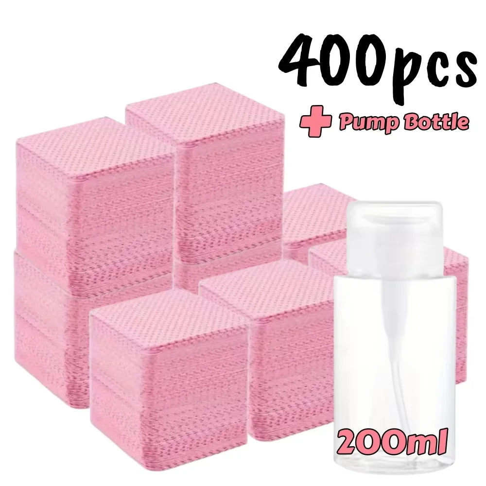 Toallitas Desmaquillantes de Gel para Uñas — Sin Pelusa