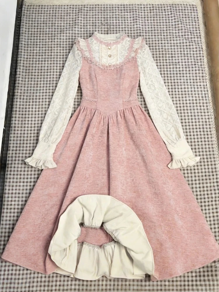 Vestido Midi a Cuadros Estilo Francés — Casual y de Oficina