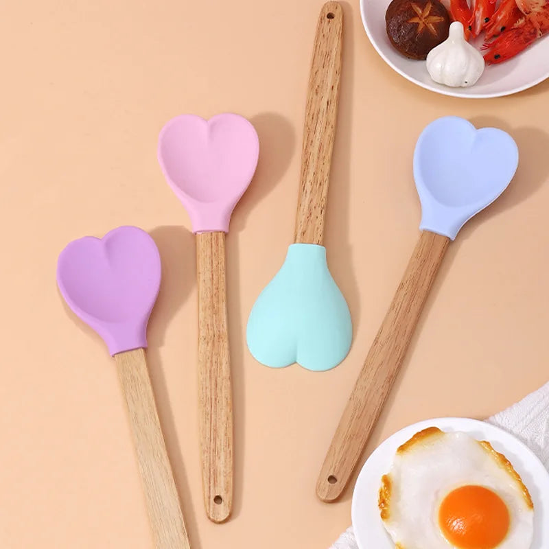 Espátula de Silicona Diseño Corazón