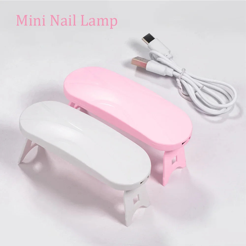 Mini Lámpara UV LED para Uñas — 6W Portátil