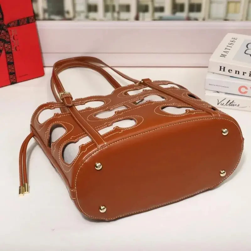 Bolso de Hombro Calado — Gran Capacidad, Línea Premium