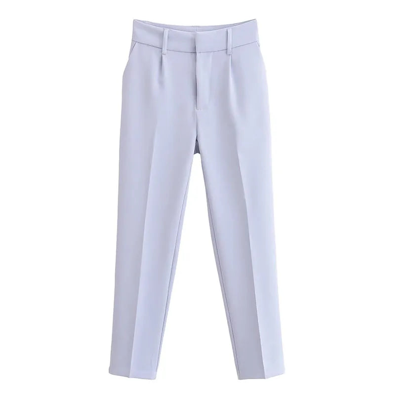 Pantalón Tipo Lápiz de Oficina — Tiro Alto Todo Combina