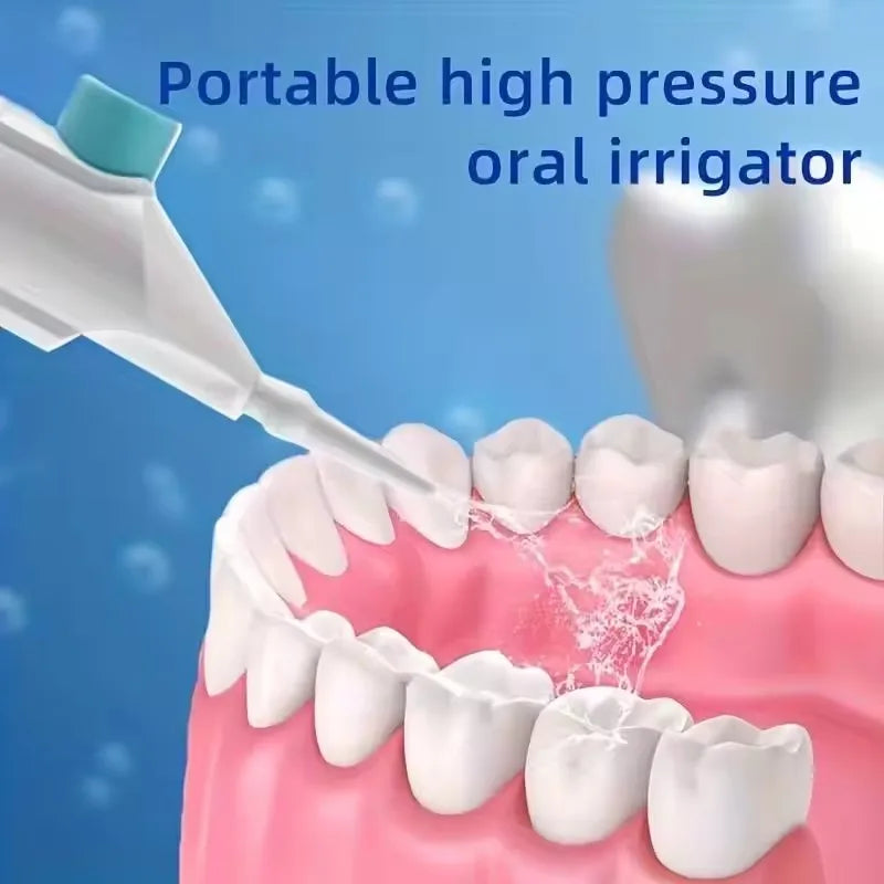Irrigador Bucal Manual Portátil — Limpieza Dental