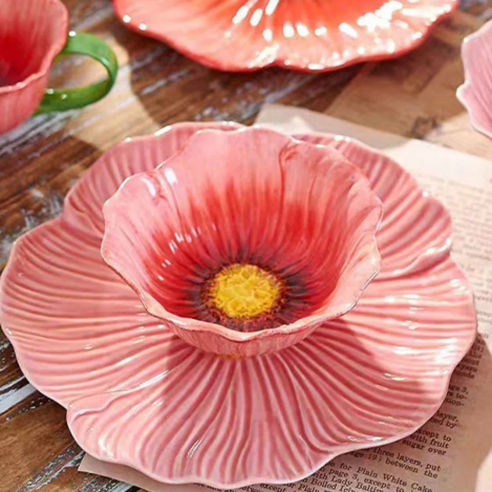 Bowl de Cerámica Diseño Girasol