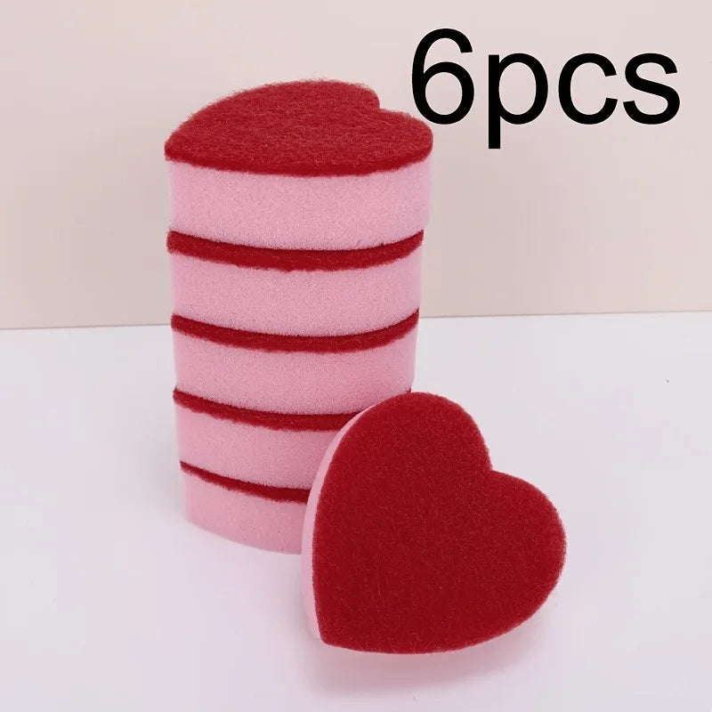 Esponjas de Limpieza Diseño Corazón