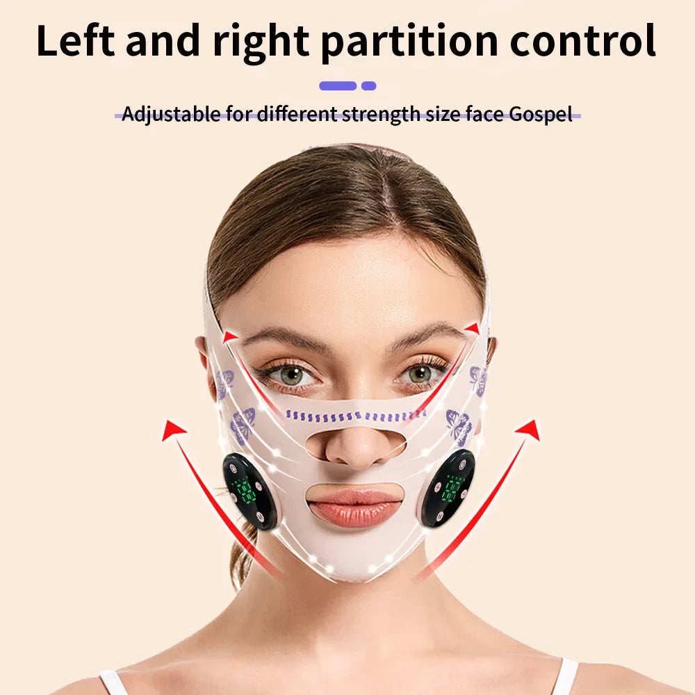Mascarilla EMS Reafirmante Facial — Recarga USB