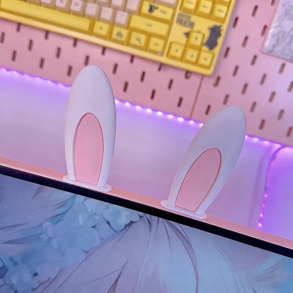 Orejas de Conejo Decorativas para Setup Gamer