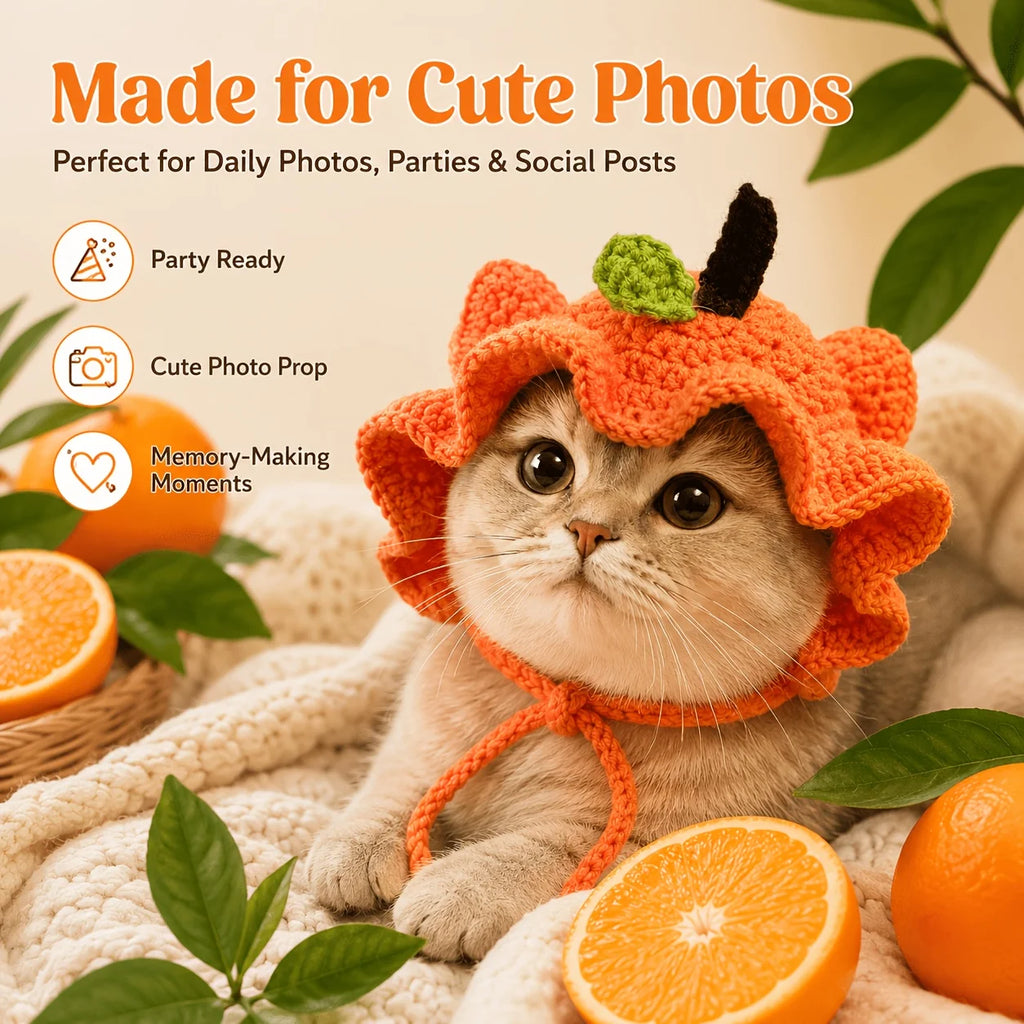 Gorro Cáscara de Naranja para Mascota