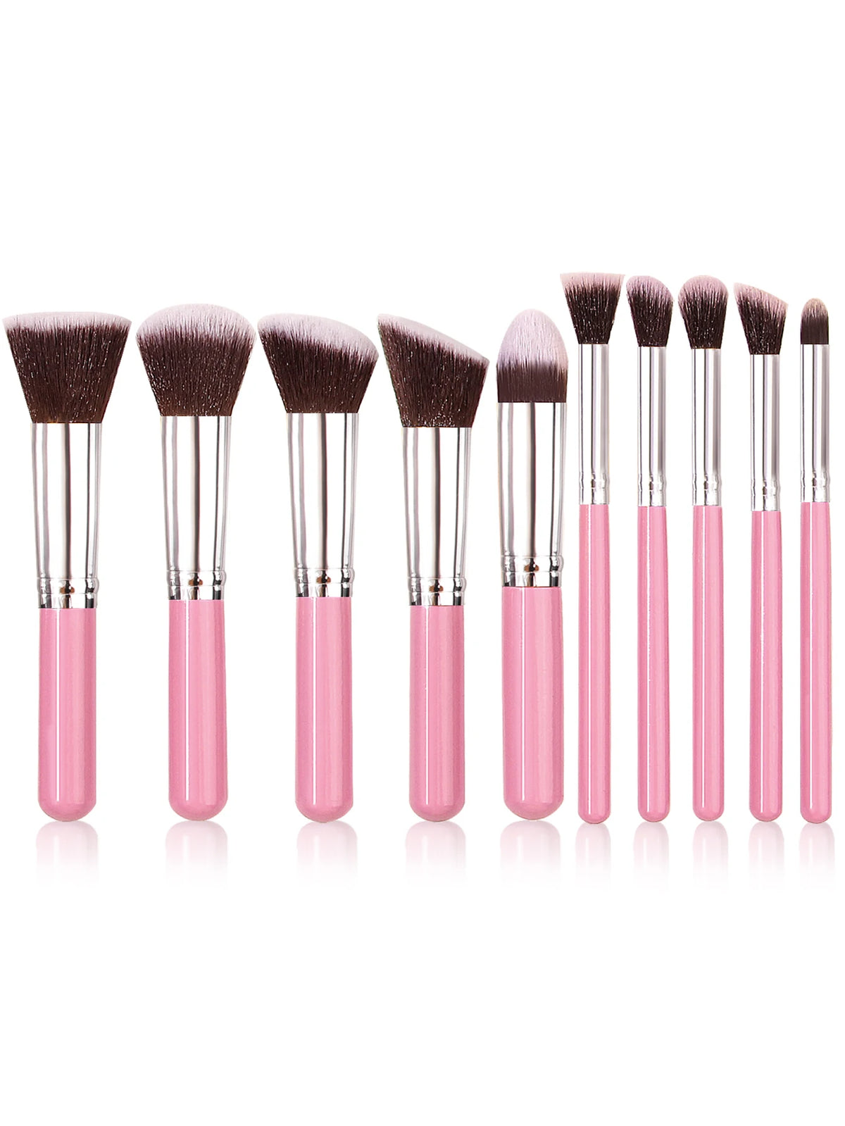Set de Brochas de Maquillaje Rosa