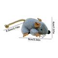 Juguete Ratón de Peluche para Gatos — Cola con Sonido