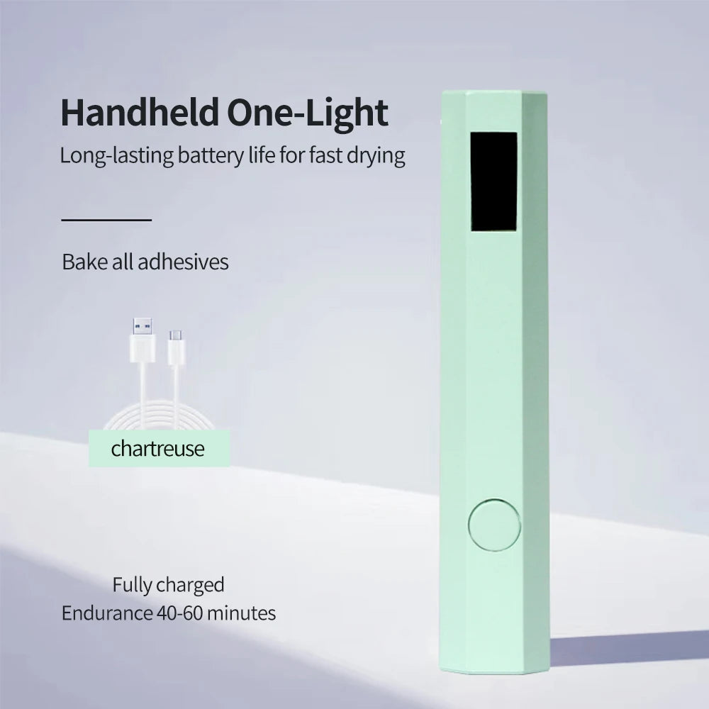 Lámpara UV LED Portátil para Uñas — Secado Rápido